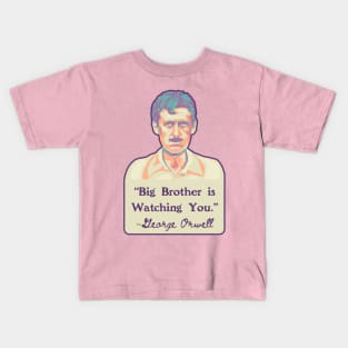 George Orwell Portrait and Quote Kids T-Shirt